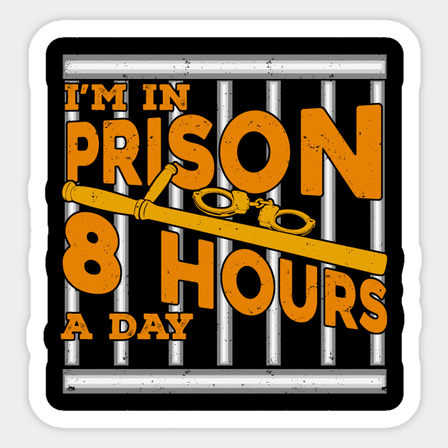 Prison Jail Guard Correctional Officer Gift Sticker by Dolde08